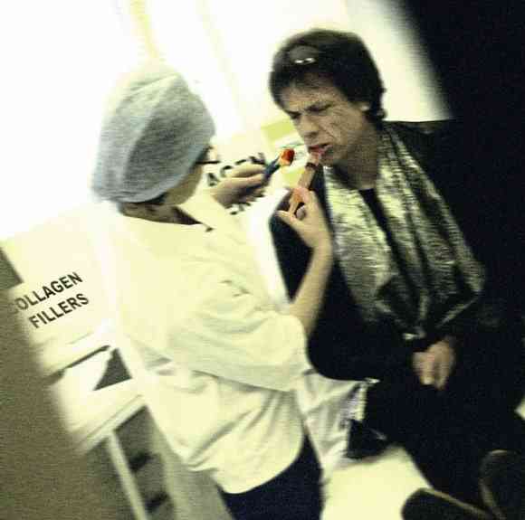 Mick Jagger e seus lábios carnudos...