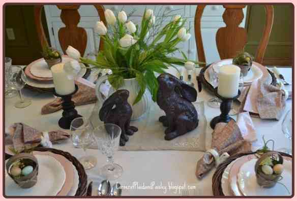 Easter Tablescape 2013