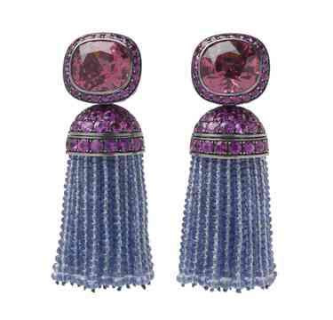 A-Pair-of-Spinel-and-Sapphire-Tassel-Ear-Pendants-by-Hemmerle